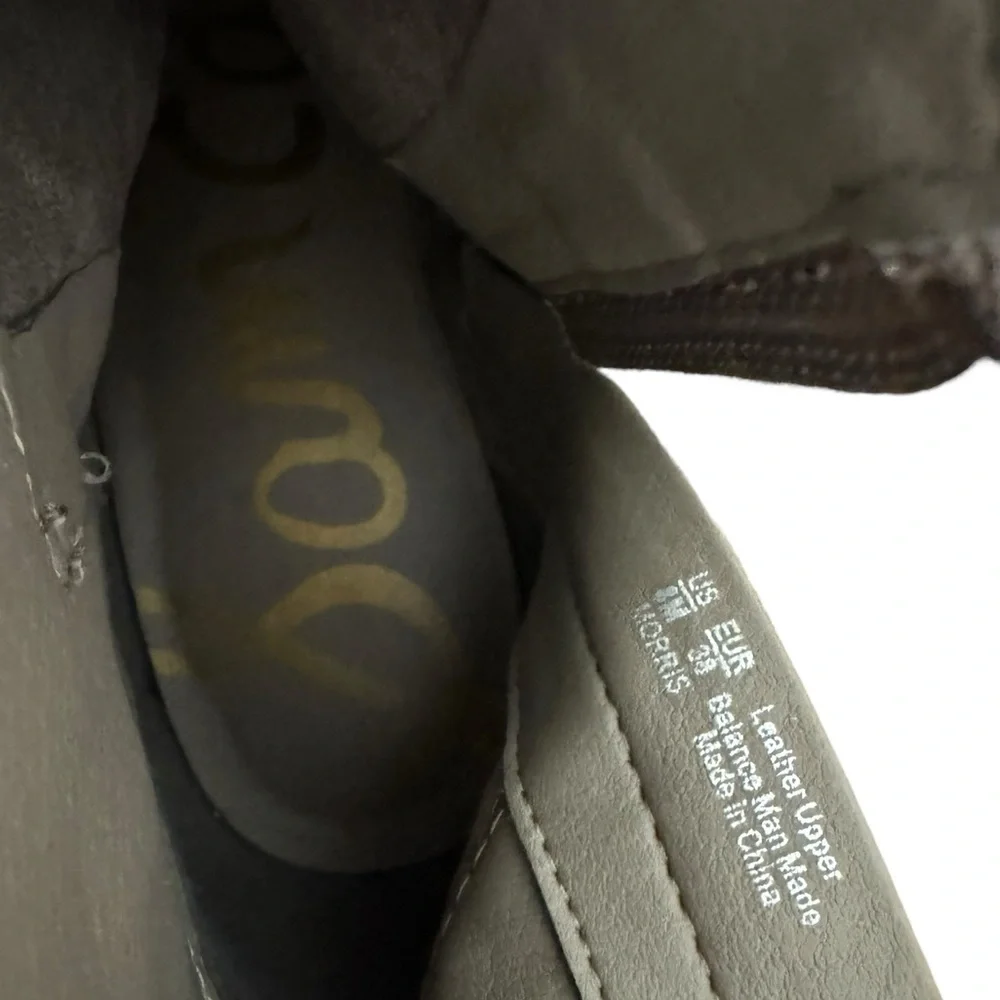 Sam Edelman Morris Suede‎ Leather Winter Fall Casual Chic Ankle Booties Brown - Picture 13 of 13